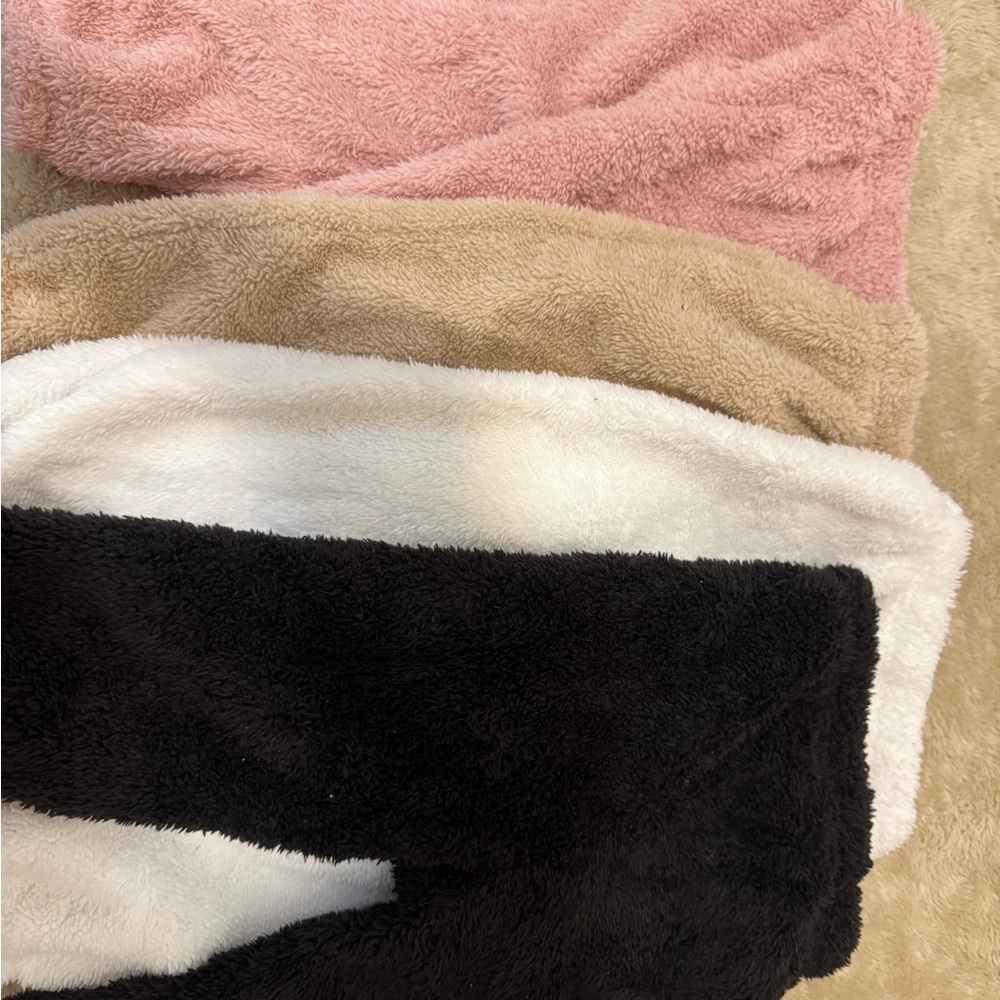 SHEIN Kids Fleece Joggers 4-Pack